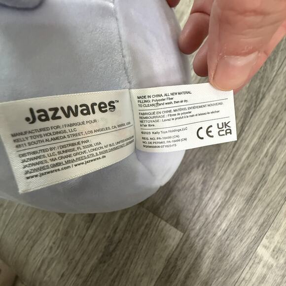 Squishmallows Fabiola Winter Deer Plush Jazwares 2022 Purple Glitter Antlers - Picture 2 of 4